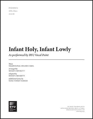 Infant Holy, Infant Lowly SATB choral sheet music cover Thumbnail